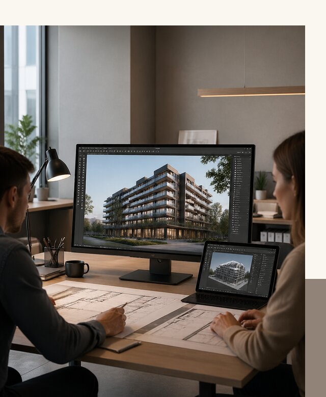 3D визуализация архитектуры и объектов строительства в Полевской
